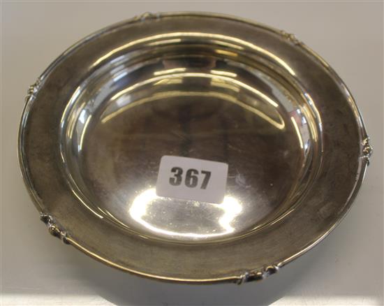 George IV silver dish